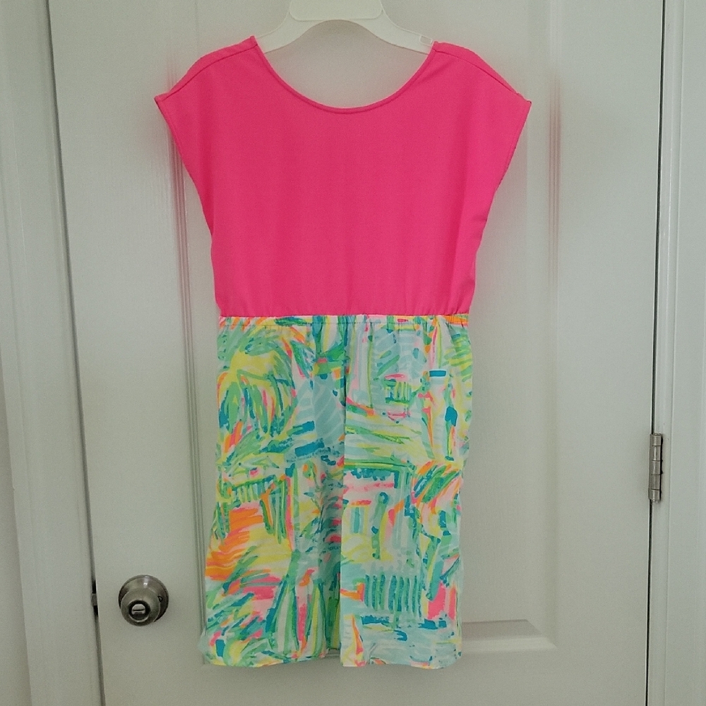 Lilly Pulitzer Pink and Multicolor Dress Size XL 12-14.
